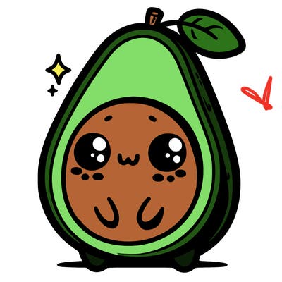 cute avocado