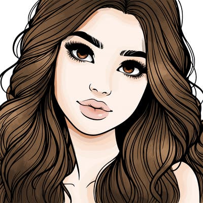 beautiful realistic girl