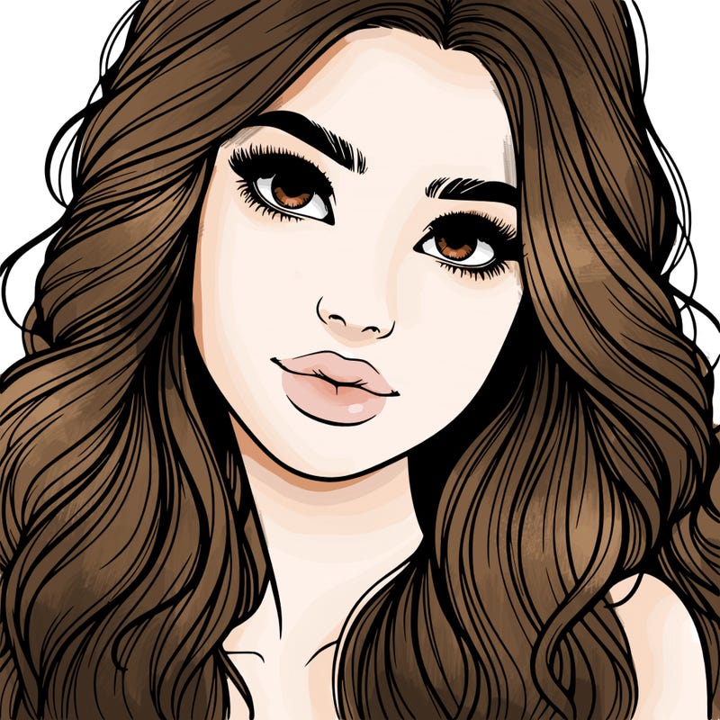 beautiful realistic girl