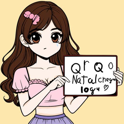 realistic pretty girl holding blank sign