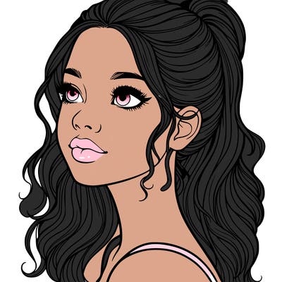 beautiful realistic girl