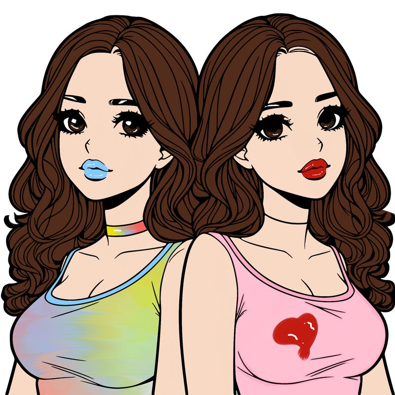 realistic twin sisters