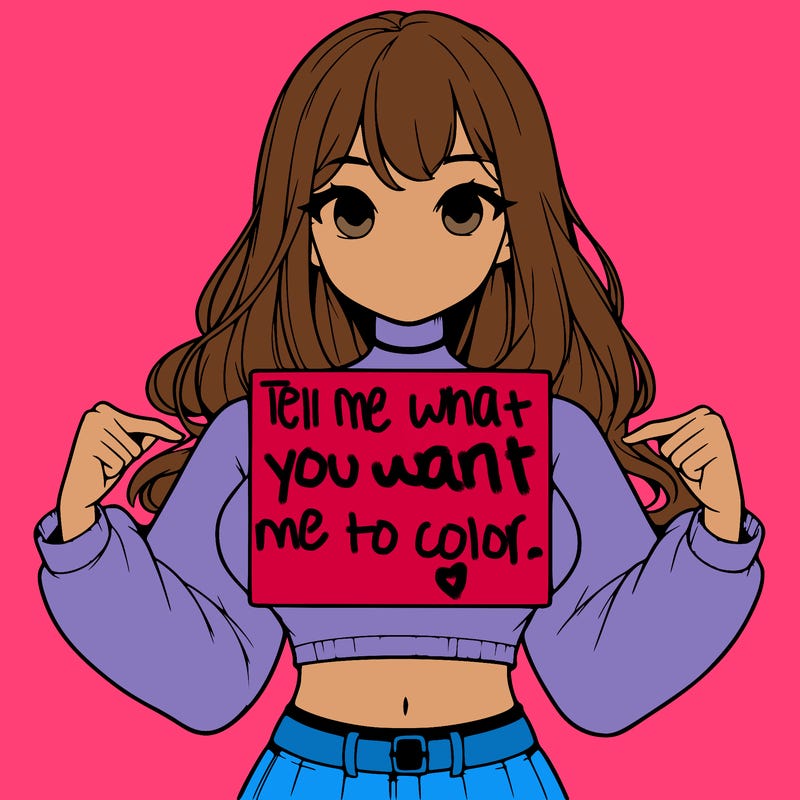 girl holding a blank sign in a long sleeve crop top