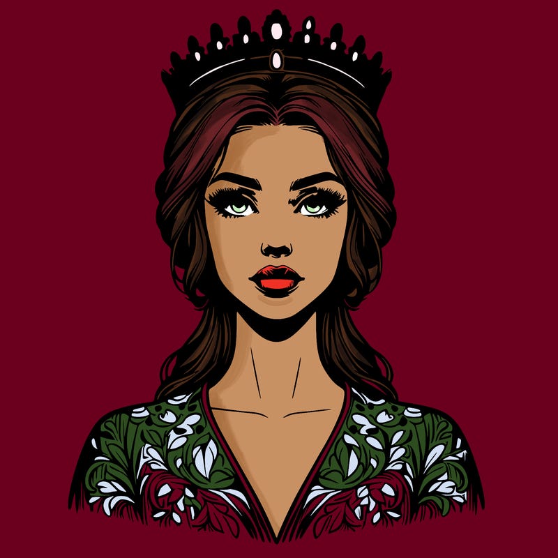 realistic beautiful queen