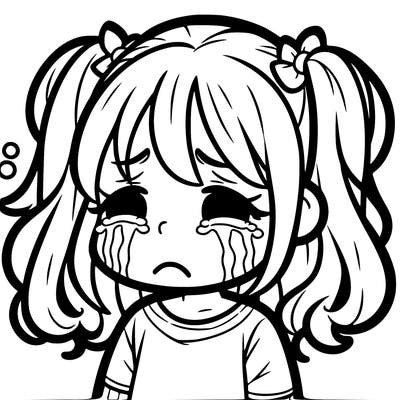 girl crying