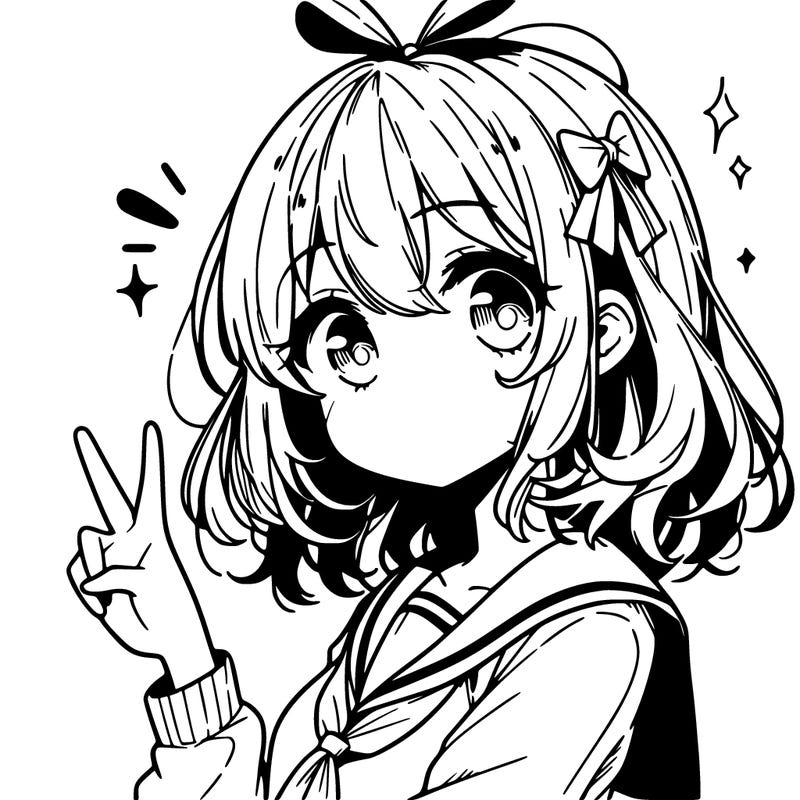 manga character girl