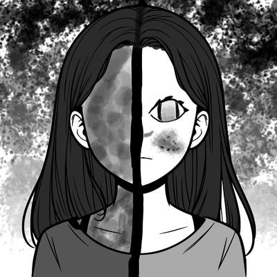 realistic faceless girl