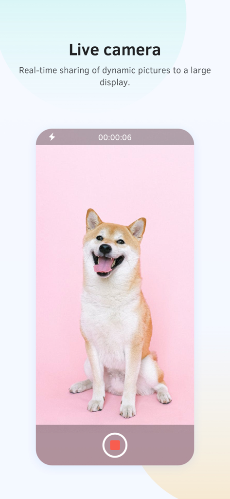 OneScreen Share (Screen Share) - OneScreen Share live camera feature for real-time picture sharing to a large display