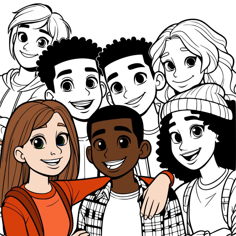 a mixed friend group