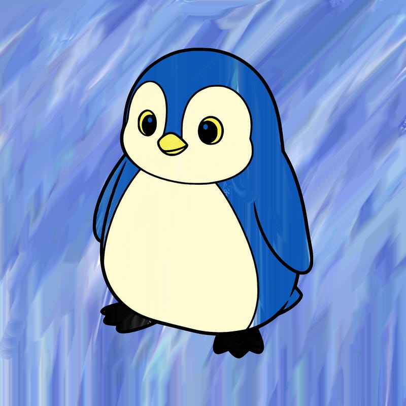 cute penguin