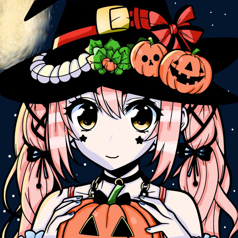anime halloween girl