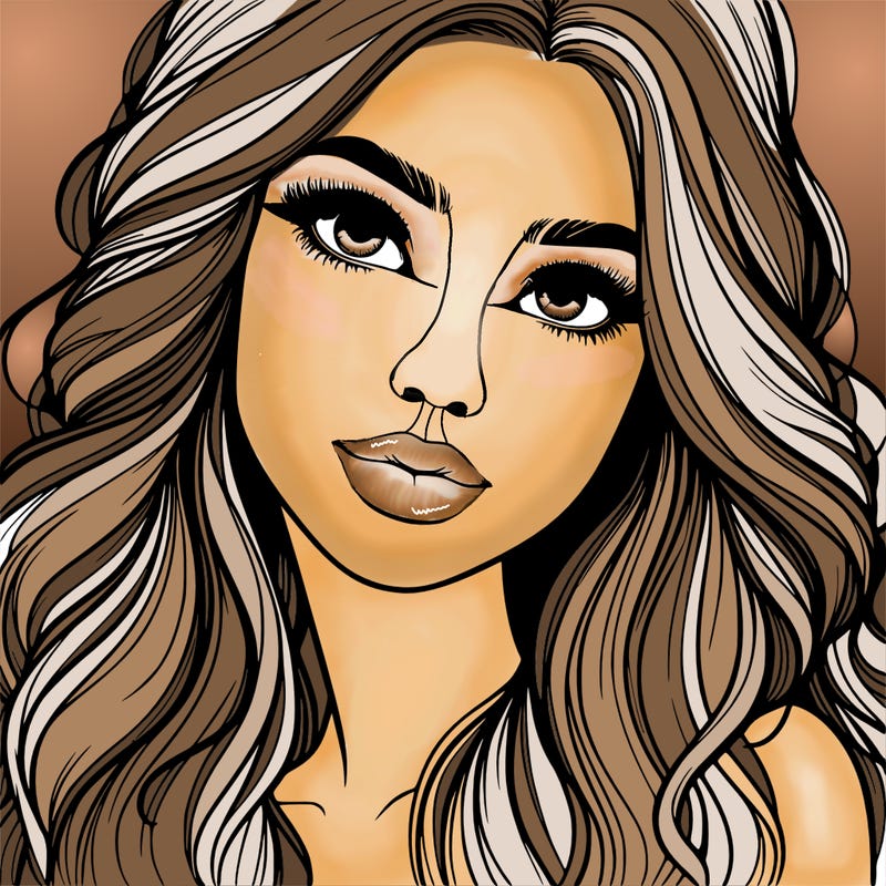 beautiful realistic girl