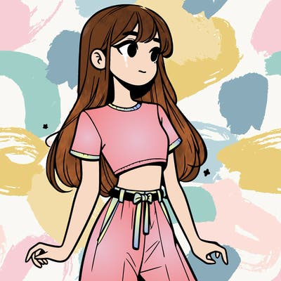 girl in a cute crop top