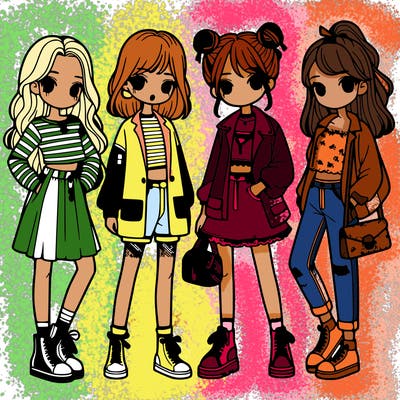 girls with fashion