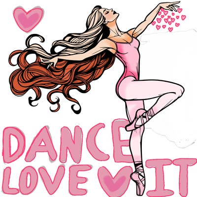 realistic woman dancer