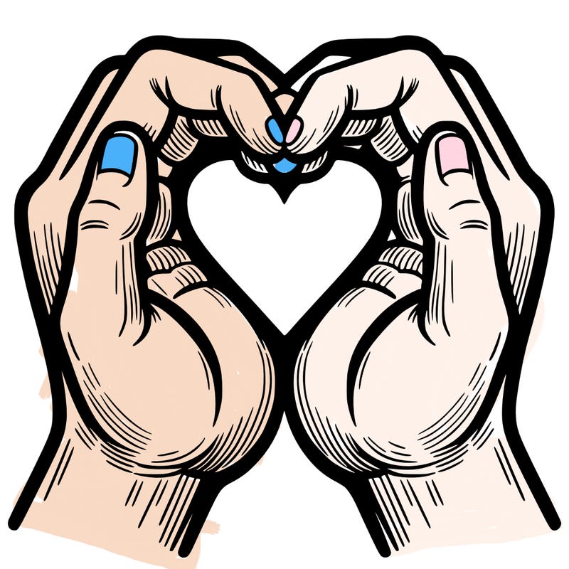 hands making a heart