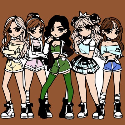 realistic baddie girls