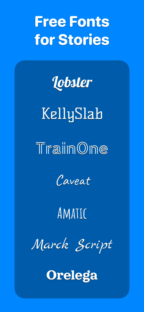 Fonts for Stories & Chats - Una lista de elegantes fuentes gratuitas para historias de Instagram y TikTok, incluyendo estilos script y slab