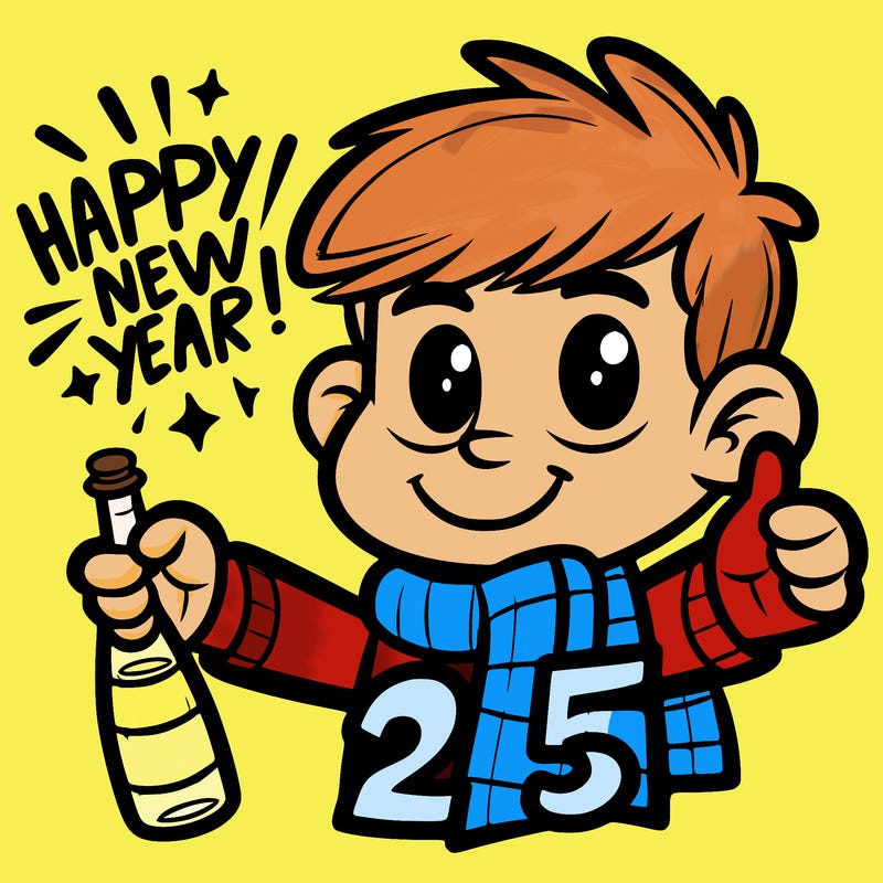 happy new year (easy and 2025)