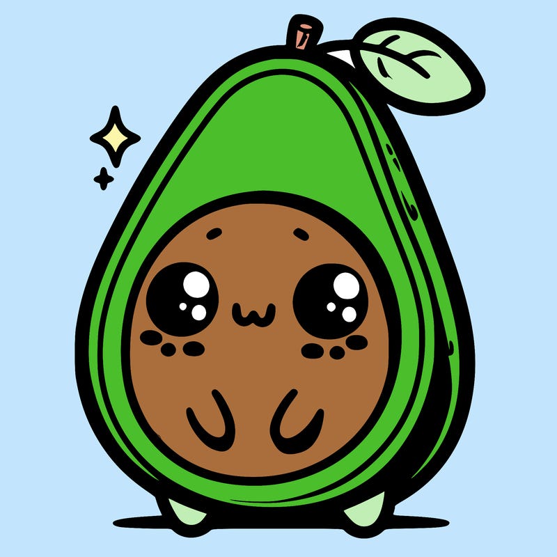 cute avocado