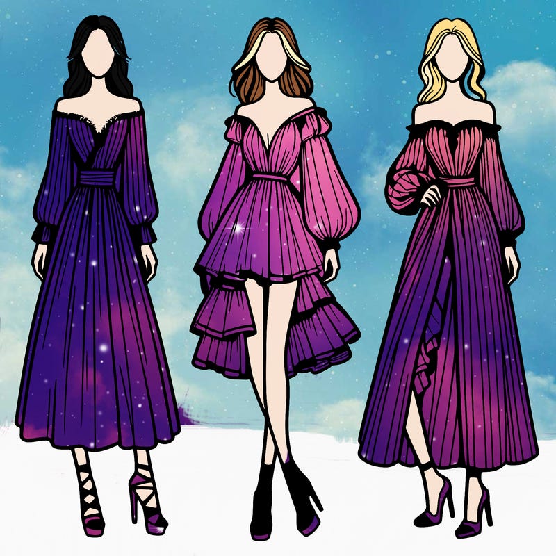 fashion models dresses