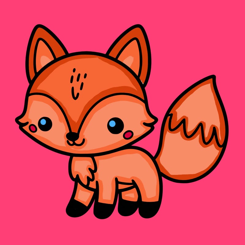 fox cute