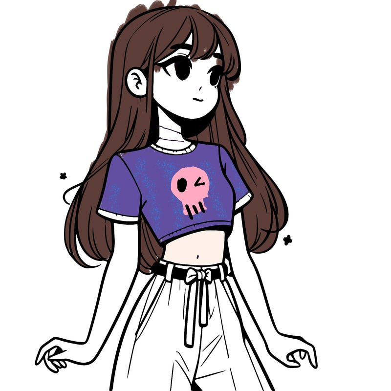 girl in a cute crop top