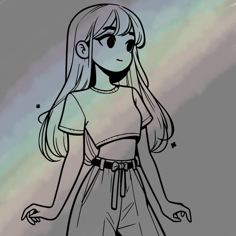 girl in a cute crop top