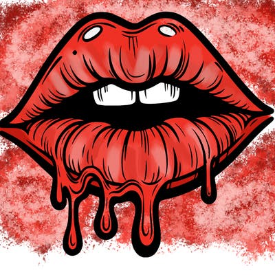 lips that look realistic and drip