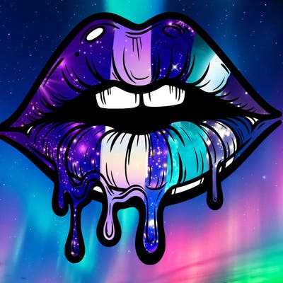 lips that look realistic and drip