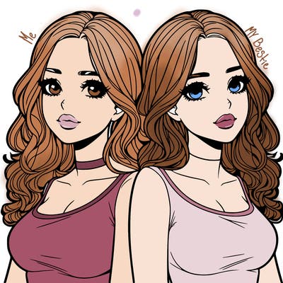 realistic twin sisters