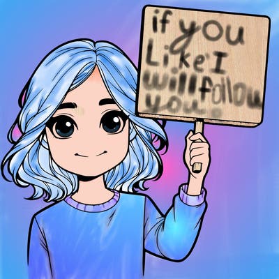 realistic girl holding up a sign