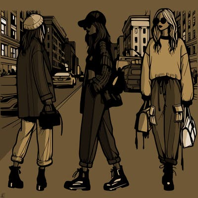 street style fashion realistic girl