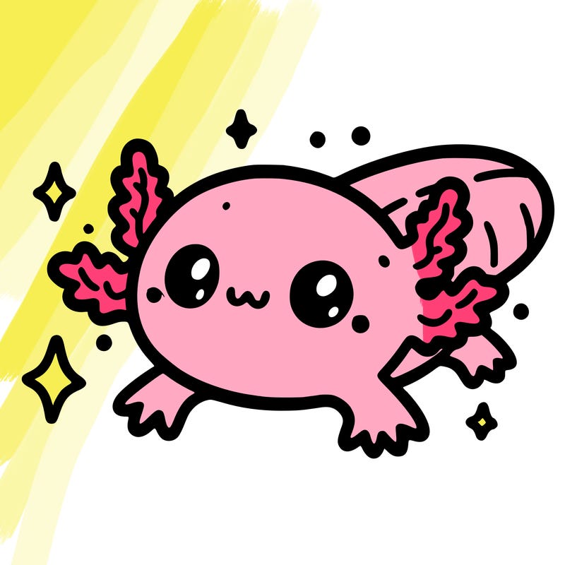 cute axolotl