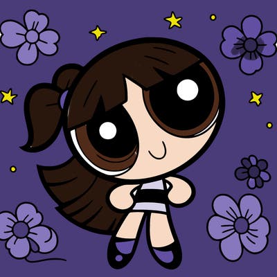 a powerpuff girl