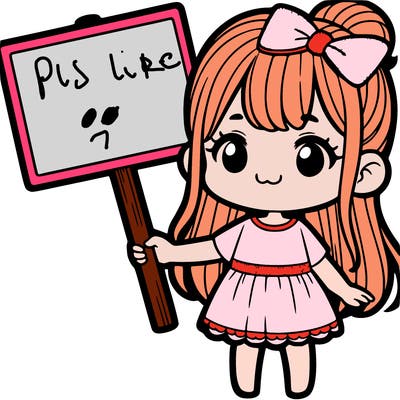 girl with blank sign