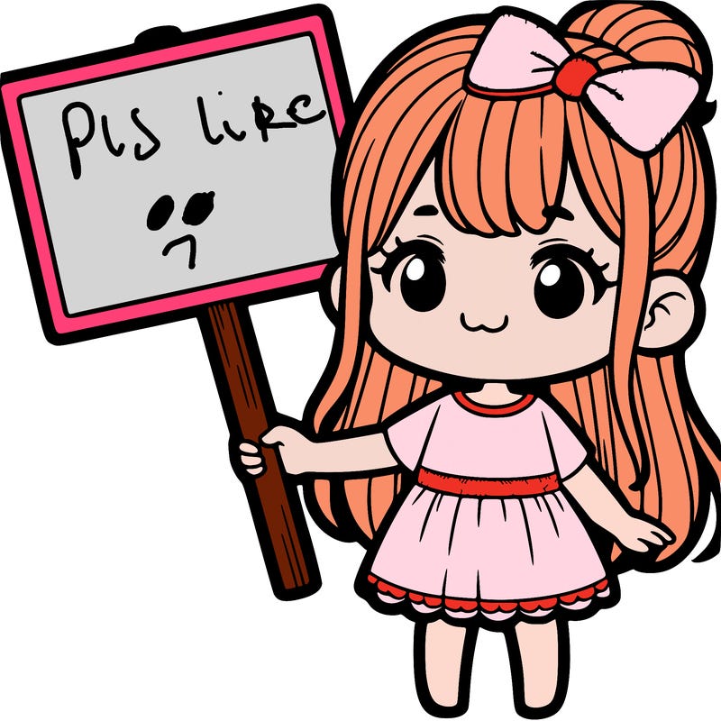 girl with blank sign