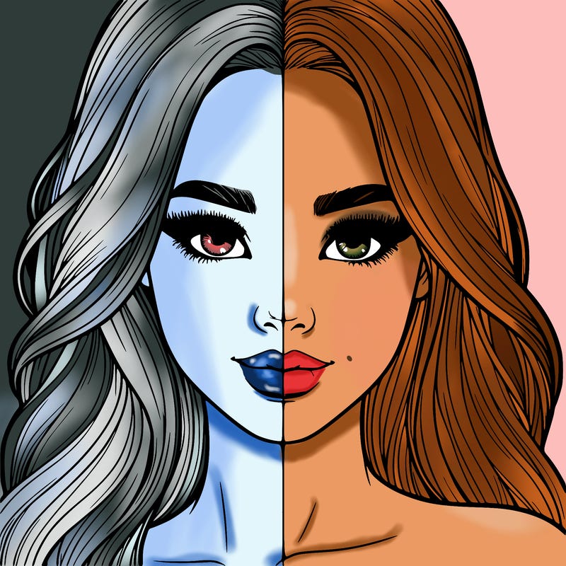 realistic pretty girl