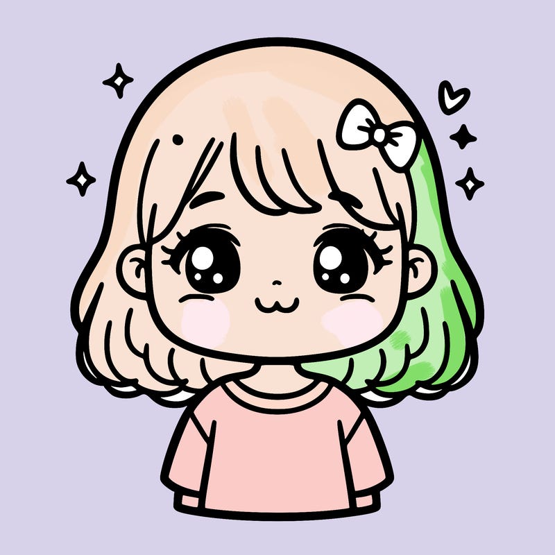 cute girl with blush