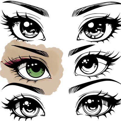 realistic eyes