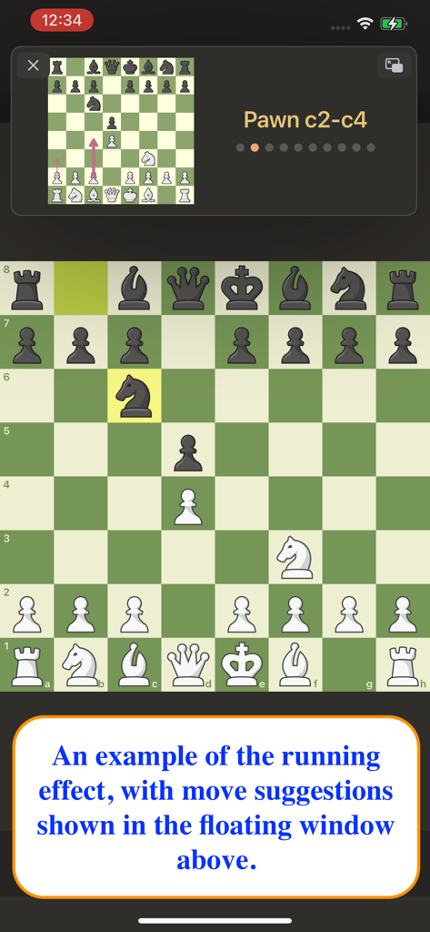 ChessBot - Real-time Advisor - Real-time chess move suggestion in a floating window on the ChessBot app