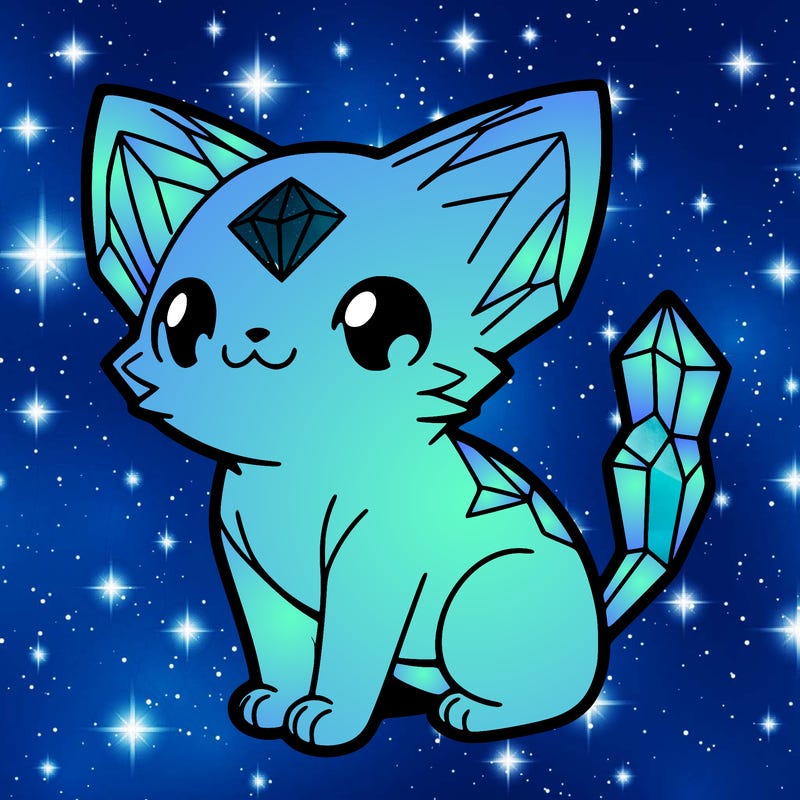 crystal kitten