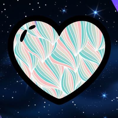 a blank heart