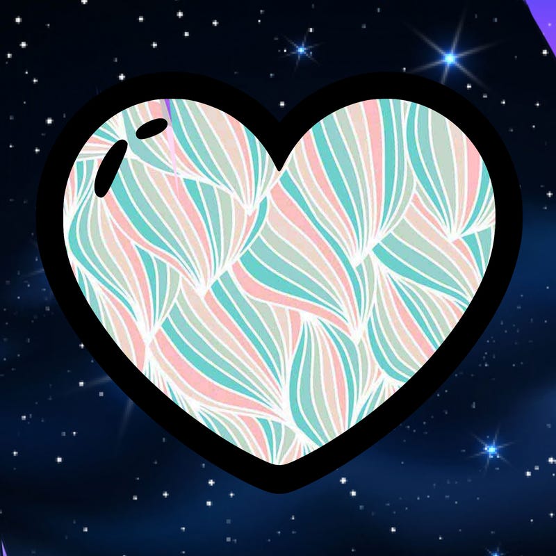 a blank heart