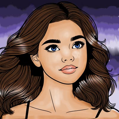 beautiful realistic girl