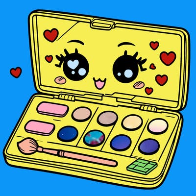 makeup pallet