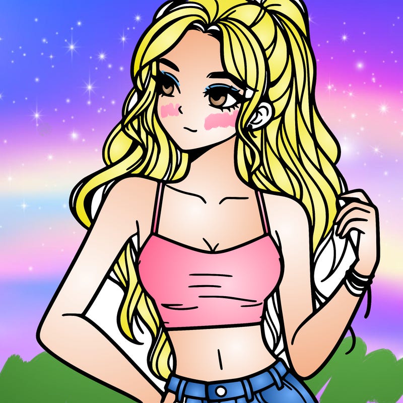 girl in crop top