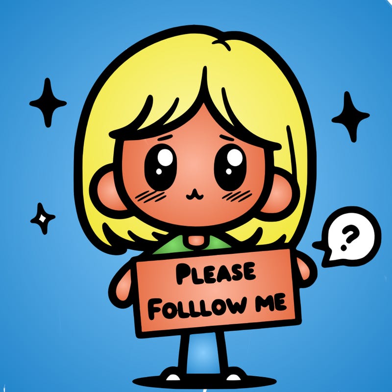 please follow me
