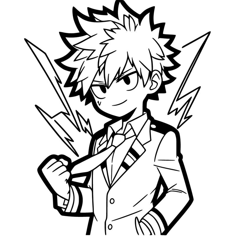 denki kaminari from mt hero acadamia