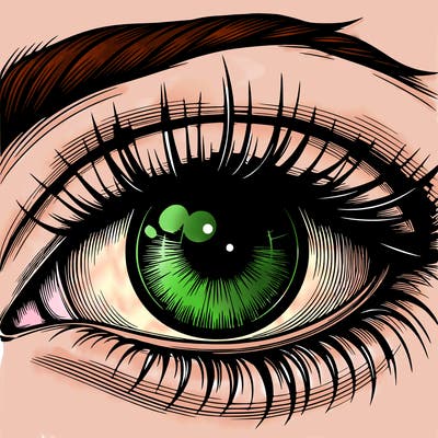 realistic eye
